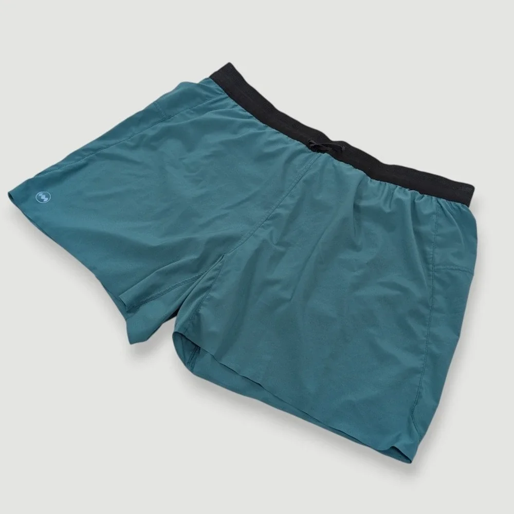 Janji AFO Shorts Mens XL Teal Blue 5